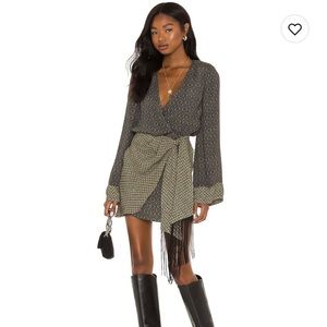 House of Harlow 1960 Giovanna Mini Dress Size Large